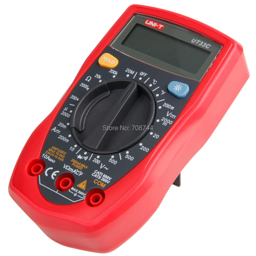 Мультиметр uni t UT33C Цифровые мультиметры измерительные приборы|multimeter oscilloscope|multimeter