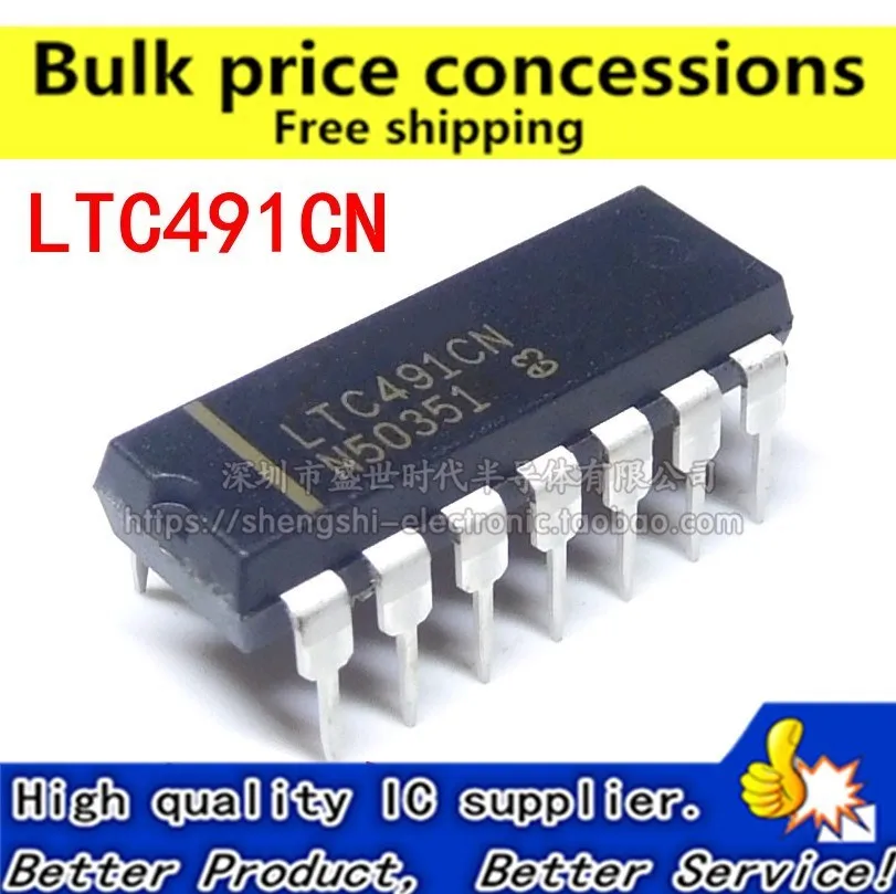 

Бесплатная доставка 10 шт./лот LTC491 LTC491CN DIP-14 IC