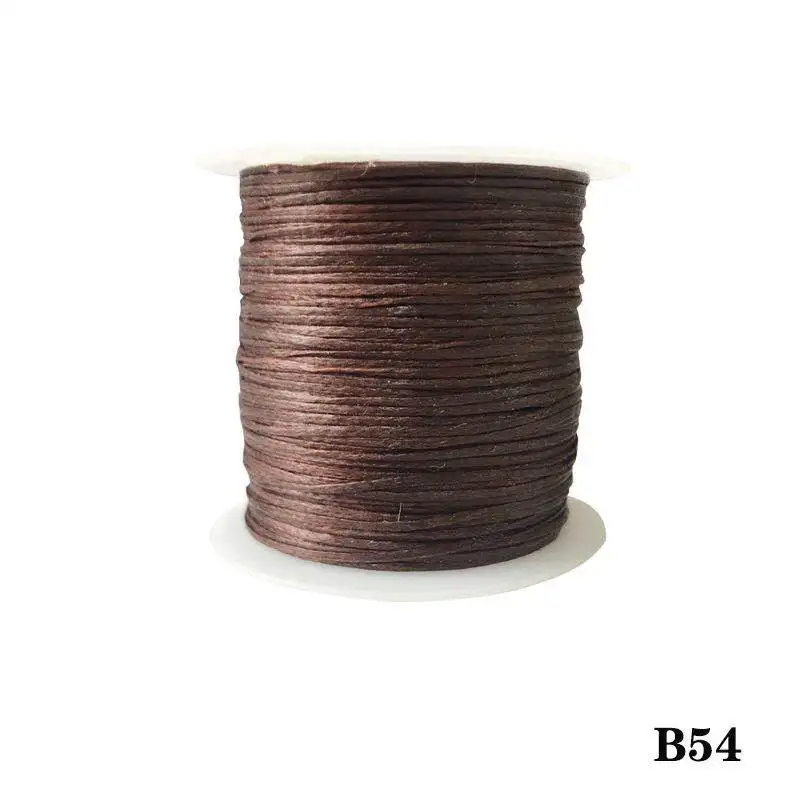 16 150D wax thread 50 meters Leather decorative sewing thread DIY Handmade Flat Wax Line Silicon wax wire Leather splicing - Цвет: 16