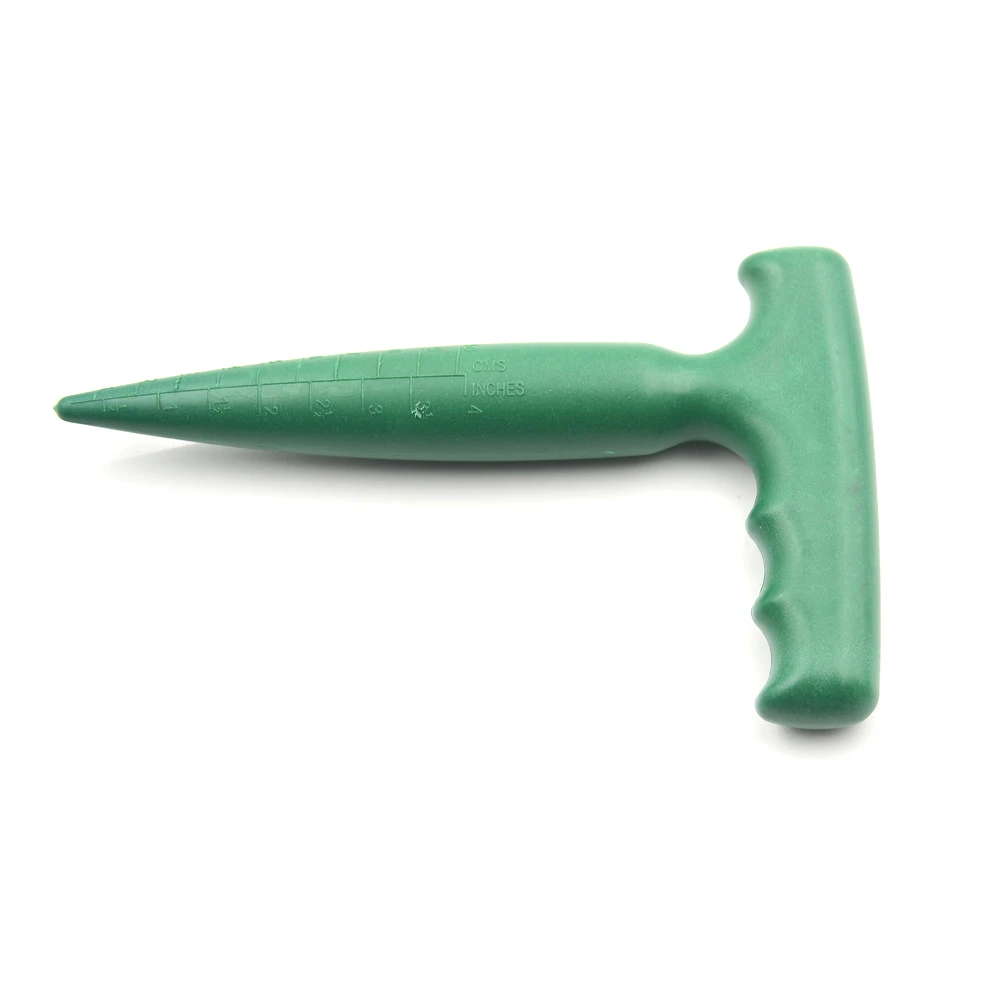 Plastic Green Dibber Digging Hole Tool Garden Bonsai Flower Planting Weeding Seedling drop shipping 