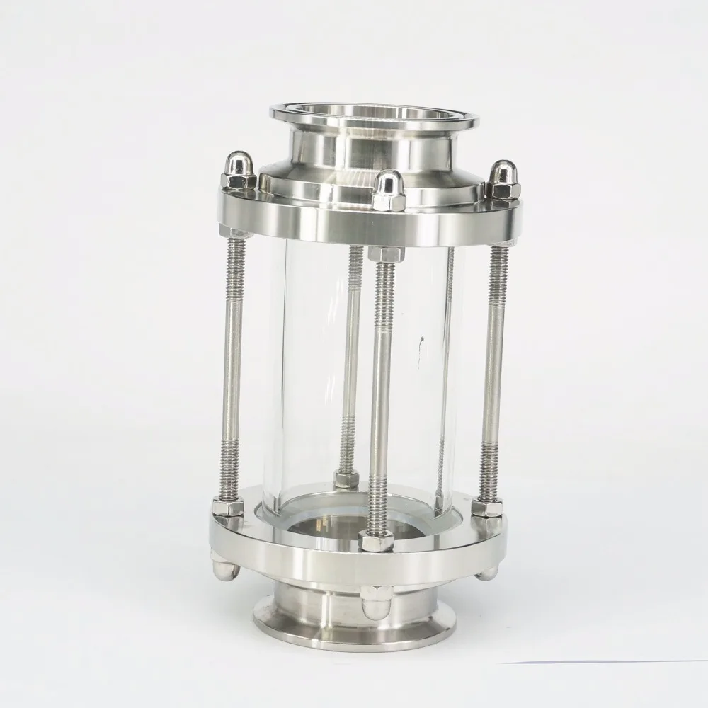 " 51 мм TriClamp Clover Flow Sight стекло диоптрий для домашнего пивоварения продукт 304 нержавеющая сталь санитарный фитинг наконечник OD 64 мм
