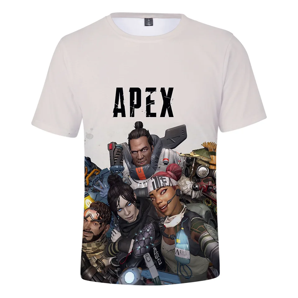 

DLF New 2019 4-20Y Summer Hot Game APEX LEGENDS T Shirt Boys Tshirts 3d Print T-shirt Funny T Shirts Hip Hop Clothing Cool