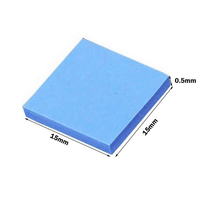 Силиконовые теплопроводящие пасты 200 шт. 15*15*0 5 мм|thermal pad|heatsink thermal padheatsink |
