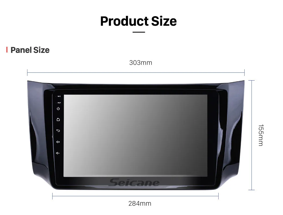 Seicane 10,1 дюймов Android 7,1/8,1 HD 1024*600 Автомобильный gps мультимедийный радио Navi плеер для 2012 2013 NISSAN SYLPHY