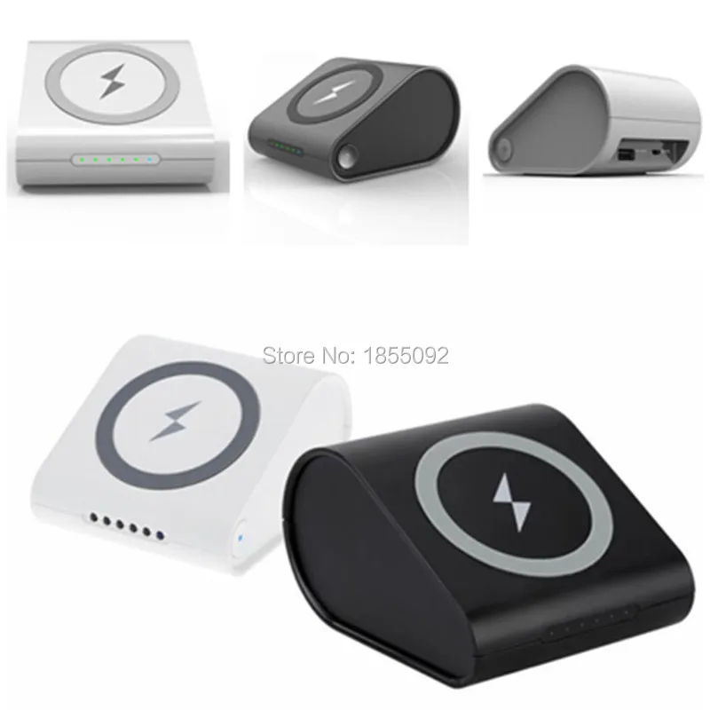 Sinegen New QI Wireless Charger 10000mah Power Bank for Samsung S6 iPhone 6 Nokia LG+USB Port+Stand Fuction Rechargeable Battery | Мобильные