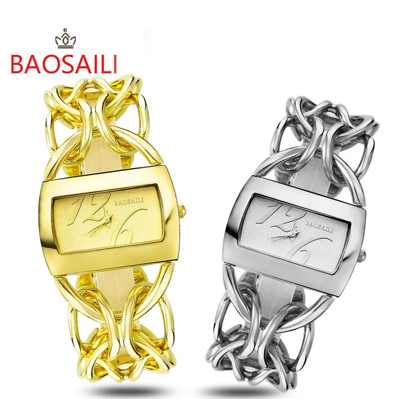 BAOSAILI Фирменная Новинка модные женские туфли Элитный бренд часы цепи женское
