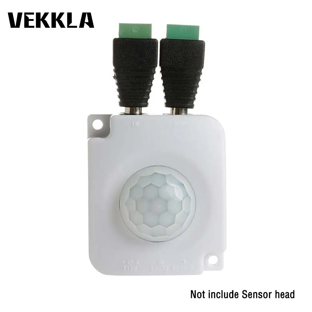 

Auto On/Off Adjustable DC 12V 24V LED PIR Infrared Motion Sensor Detector Switch With Cable / Head for LED Strip Light Cabinet