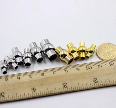 Медные металлические круглые магнитные застежки Aclovex 5 комплектов для 3 4 6 8 мм