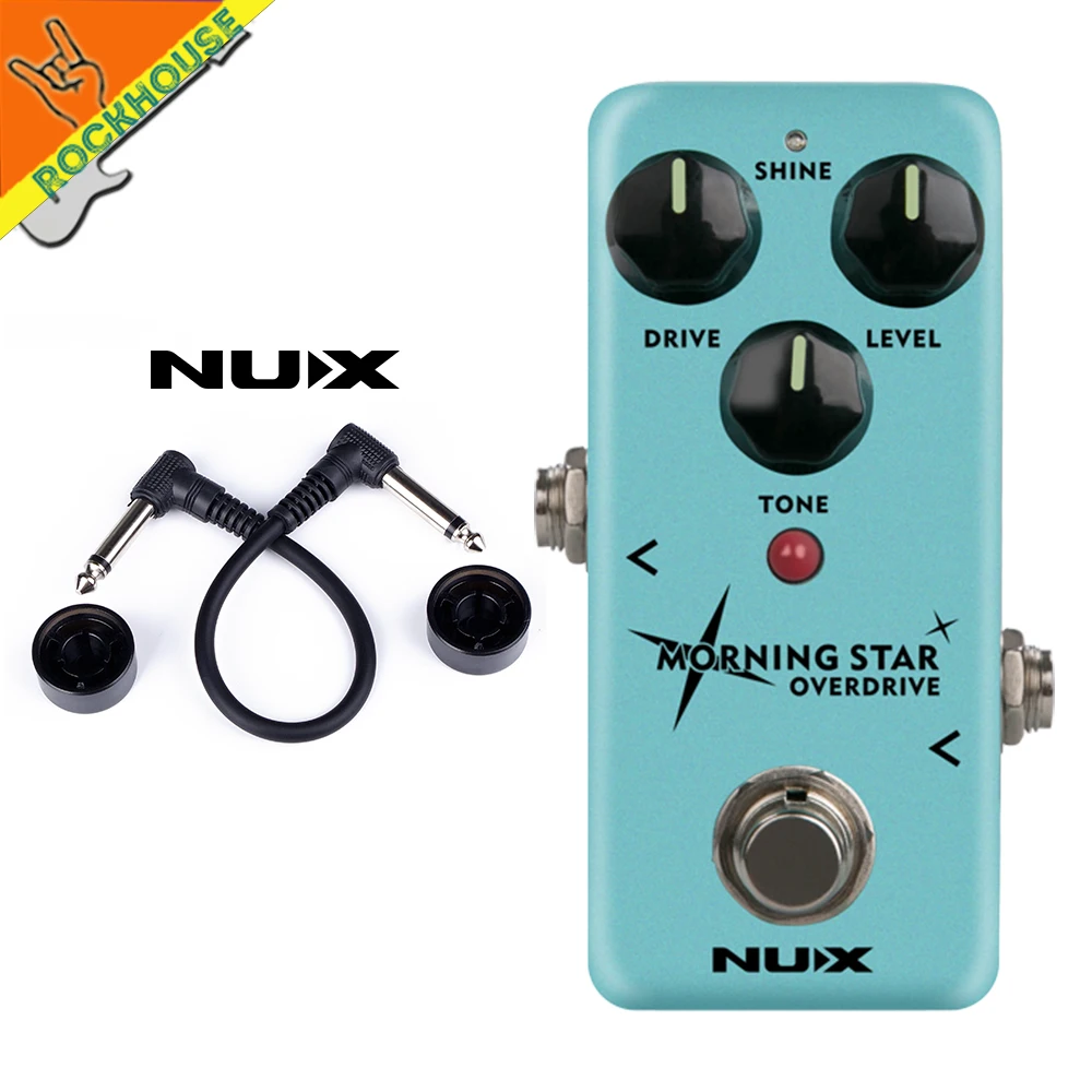 Новый нукс Утренняя звезда добро 3 Blues Overdrive педаль для гитары создания