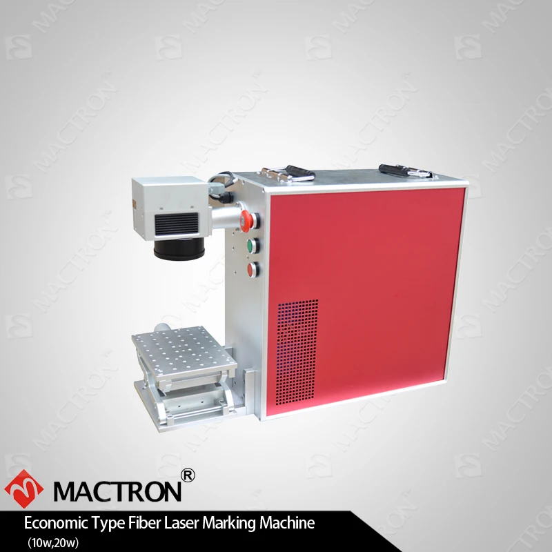 Лазерная волоконная маркировочная машина 20 Вт лазерная гравировка алюминиевая