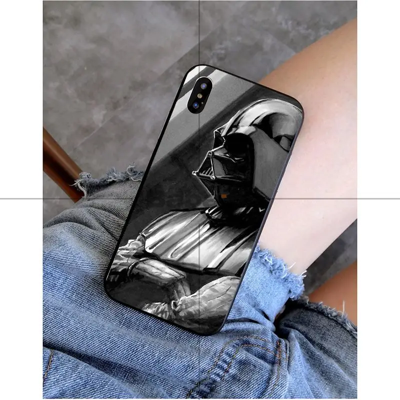 Babaite Darth vader star wars умный чехол черный мягкий чехол для iPhone X XS MAX 6 6s 7 7 plus 8 8 Plus 5 5S SE XR