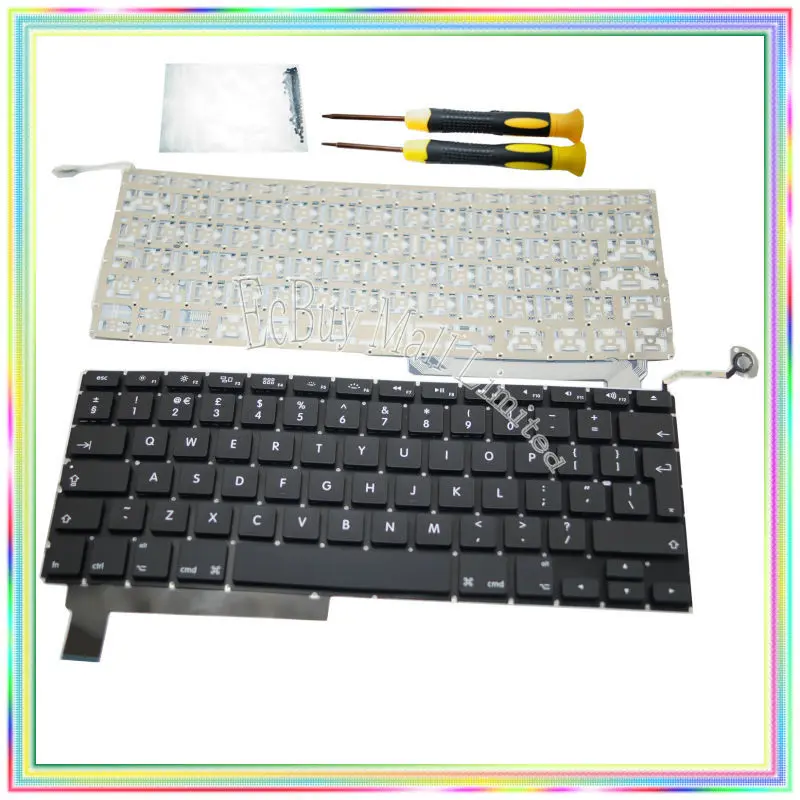 Совершенно новая Британская клавиатура без подсветки отвертки и винты для
