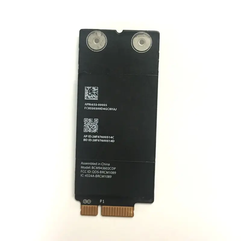 Для 2015 года apple A1418 A1419 Wifi 802.11ac и Bluetooth 4 0 карта BCM943602CDP|airport card|wifi 802.11acbluetooth card |