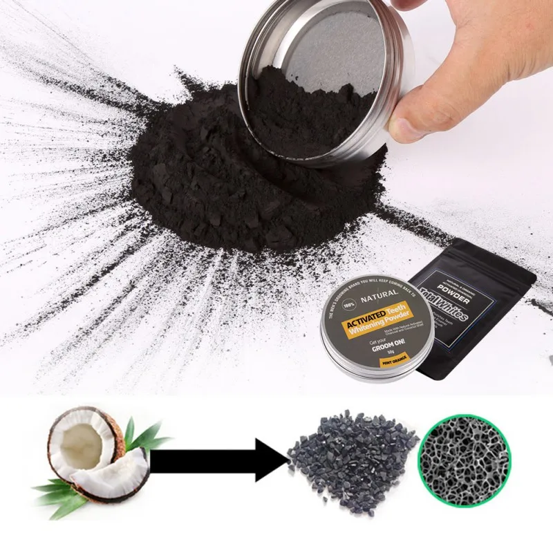 Профессиональный натуральный активированный древесный уголь отбеливающий