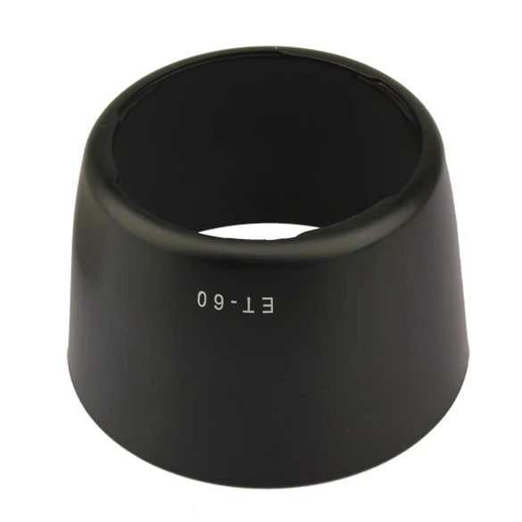 Черная сменная бленда для объектива Canon EF S 55 250 мм F/4 5 6 IS ET 60 ET60 600D ES88 HB|lens hood for canon|lens