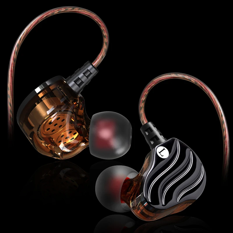 Earphones Newest Running Sport Earphone Headset Earbud Double Unit Drive In Ear Bass Subwoofer HIFI DJ Monito | Электроника