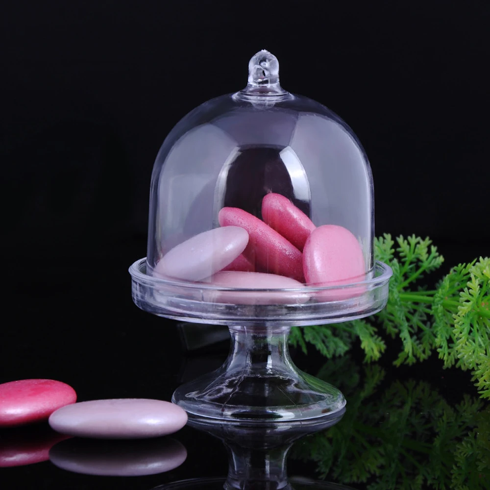 12 шт./лот, прозрачный пластиковый поднос, коробка для конфет для самостоятельной сборки, Свадебная коробка для конфет, Подарочная коробка для гостей на день рождения, вечерние принадлежности