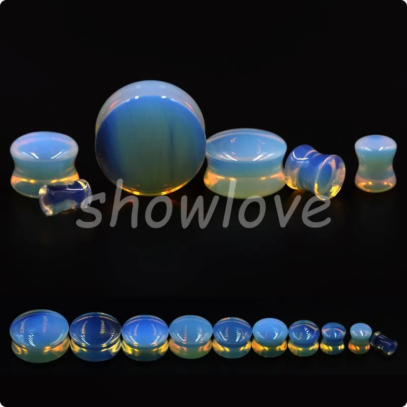 Showlove 20pcs Pyrex органический натуральный Опаловый камень заглушка для седла ушей