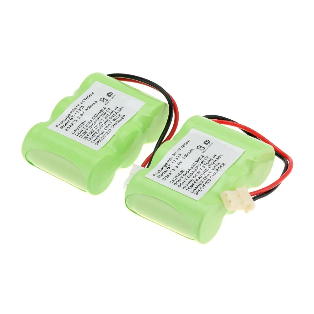 Аккумулятор для сотового телефона Vtech BT17333 1/2/4 шт. 400 мАч 3 6 В 2/3 AA Ni CD BT 163345