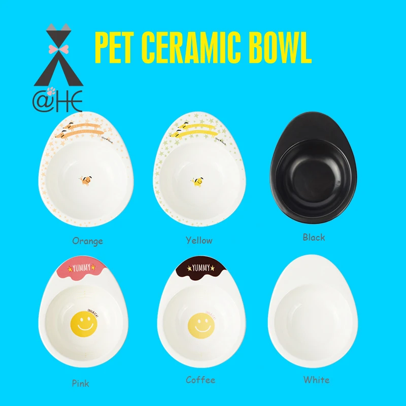 Керамическая миска для питомцев @ HE миски кормления и воды кормушка кошек собак