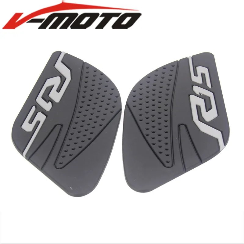 

Motorcycle Fuel Tank Pad Anti Slip Protector Stickers Knee Grip Side Decals Accessories For Yamaha R15 2017 2018 YZF R15 17 18