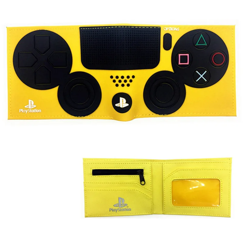 Модный игровой playstation 4 кошелек с карманом для монет ID держатель для карт 3D Touch PVC и PU короткий кошелек для молодых Carteira Masculina