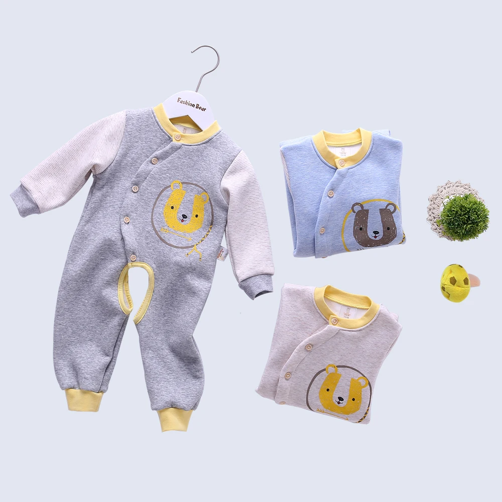Newborn Cotton Cartoon Cute Animals Baby Rompers Long Sleeve Soft Colorful Toddler Carters Boy Girl Clothes Kids Jumpsuit | Детская