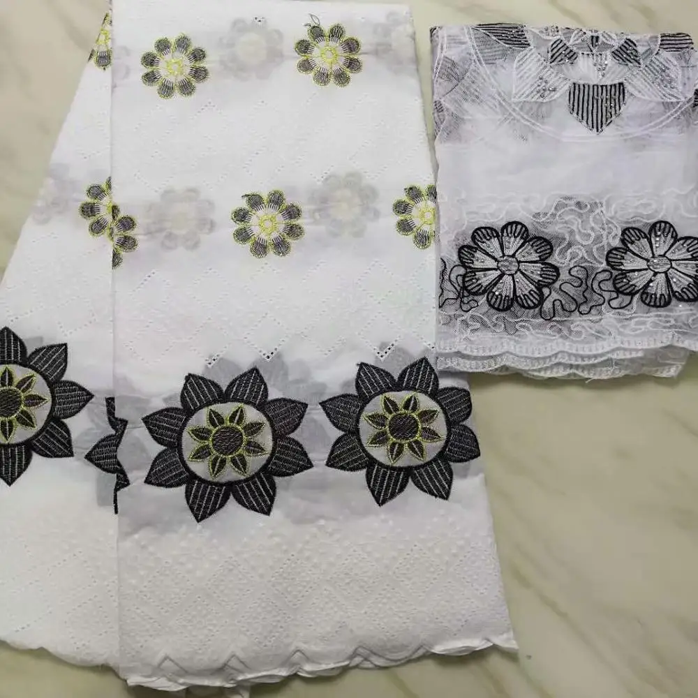 Африканская швейцарская вуаль кружева для weedding Высокое качество 100% хлопок ткань