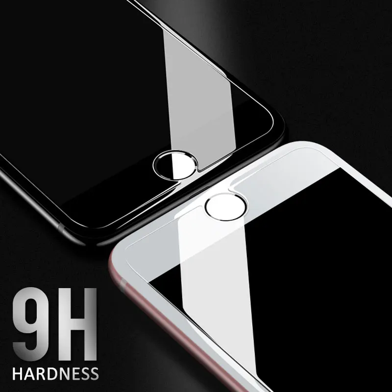 Закаленное стекло 9H 2.5D для iPhone 6 6s 7 8 X XS MAX Защита экрана 5 Plus XR SE защитное |