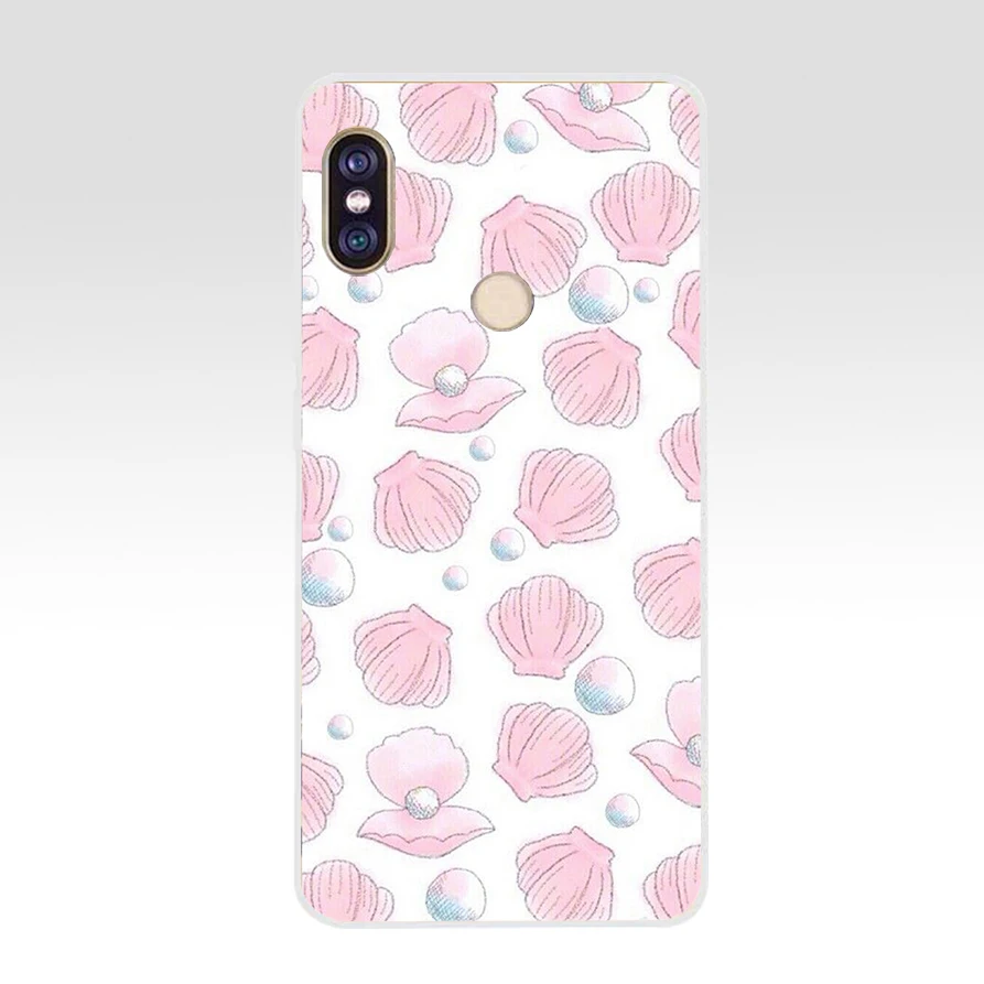 Мягкий Силиконовый ТПУ чехол 143AQ в виде рыбьей чешуи русалки для xiaomi redmi 6 pro note 5 plus