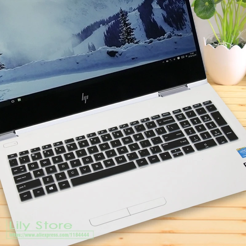 black Для hp ENVY x360 15-cn1000na 15-cn0008ca 15-cn0009tx 15-cn1001tx cn0003ca cn0002tu 15 15,6 дюймов чехол для клавиатуры ноутбука протектор - Цвет: black
