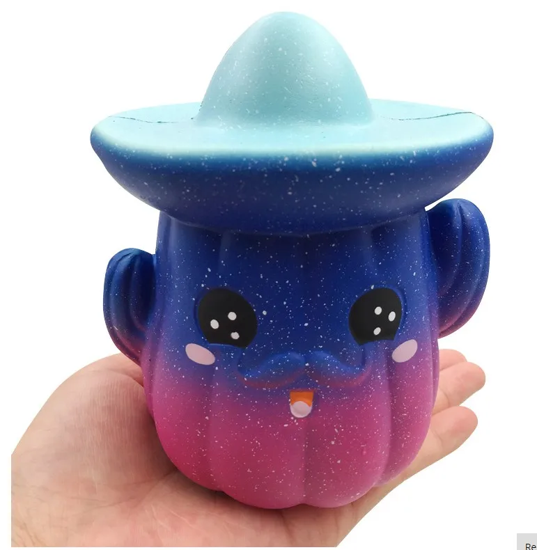 Шоколад Милый Jumbo Galaxy, мороженое, кошка, котенок, мягкий, медленно поднимающийся ремешок, мягкий, Сжимаемый, ароматизированный, хлеб, торт, игрушка, подарок, малыш, развлечение - Цвет: Шоколад