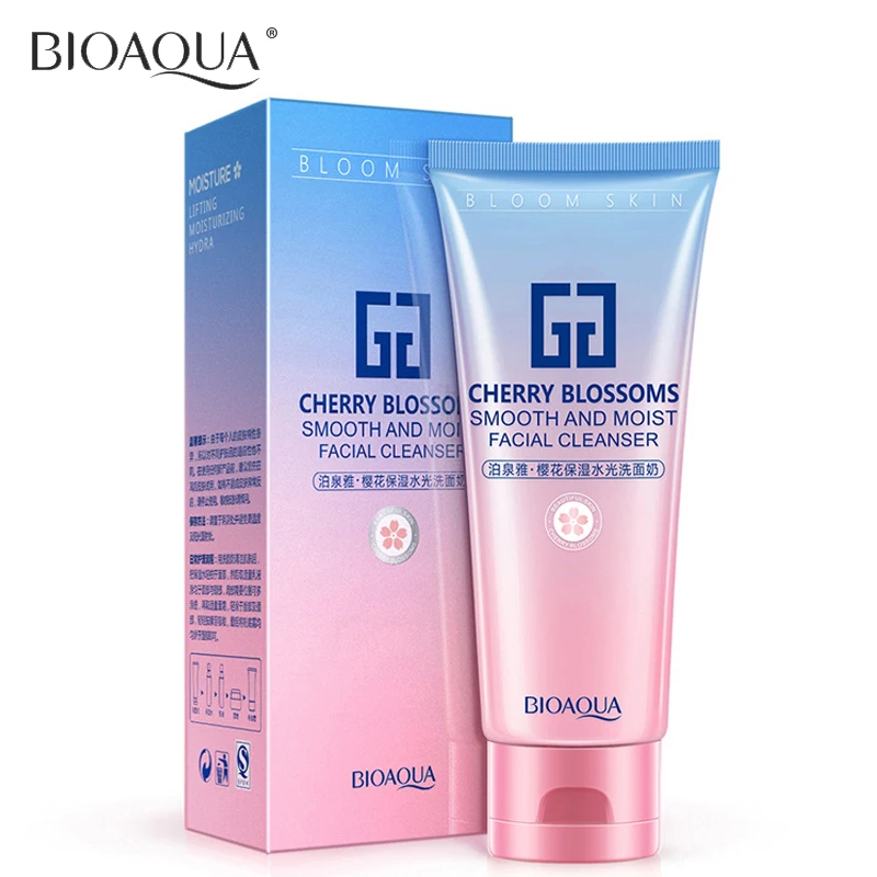 Очищающее средство для лица OMY LADY BIOAQUA Sakura мягкое увлажняющее питательное масло