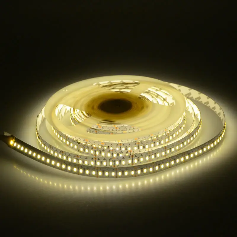 204 светодиода/м Водонепроницаемая IP65 Светодиодная лента 3014 SMD 5 м/рулон DC12V гибкая