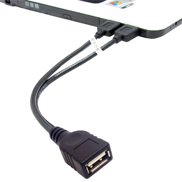 Двойной 2 порта USB 0 данных + Мощность A папа к женскому Y сплиттер Кабель-адаптер
