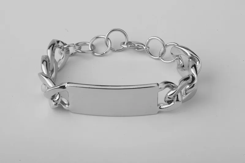 Сплав пластина заявление голова льва ID ожерелье с массивной металлической