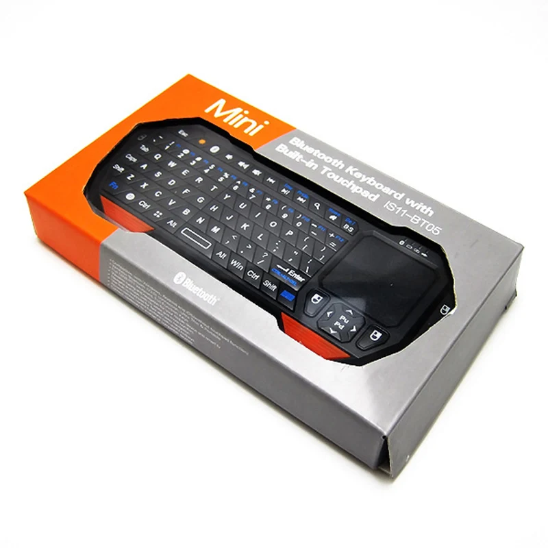SAMTAO Fly Air mouse IS11-BT05 Беспроводная мини bluetooth-клавиатура со встроенной сенсорной панелью QWERTY Полная клавиатура полнофункциональные клавиши