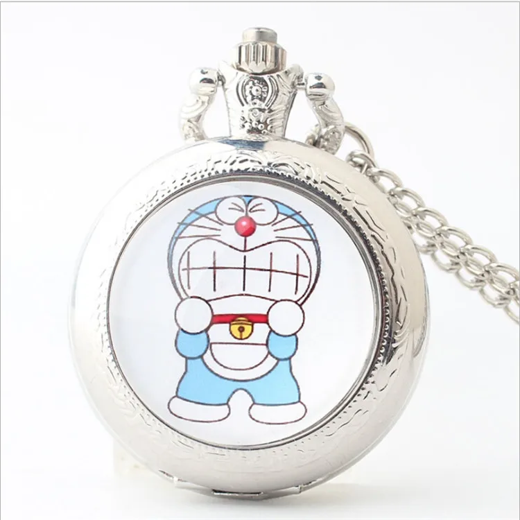 Падение торговый старинные Японский аниме &quotDoraemon&quot злой Doraemon Карманные часы