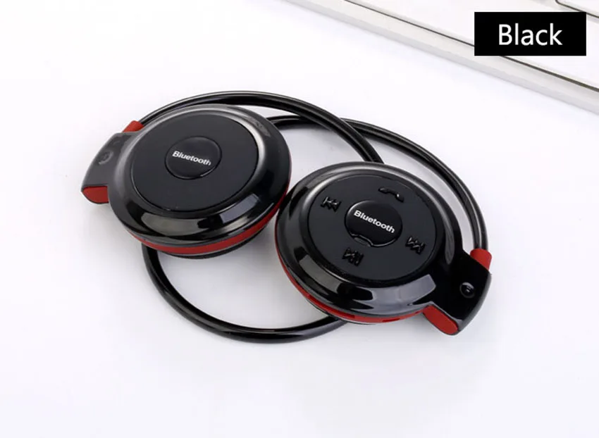 Aimitek спортивные беспроводные Bluetooth наушники стерео наушники Mp3 музыкальный плеер гарнитура наушник слот карты Micro SD Handsfree Mic