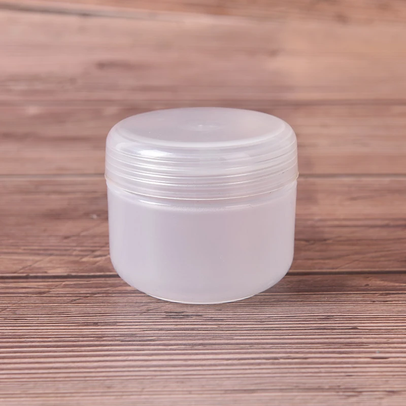 50g transparent 10 г, 20 г, 50 г, 100 г, Пластиковые Портативные косметические пустые баночки для путешествий, горшки, крем для макияжа, жидкий увлажняющий бальзам для губ, контейнер, карман - Цвет: 50g transparent