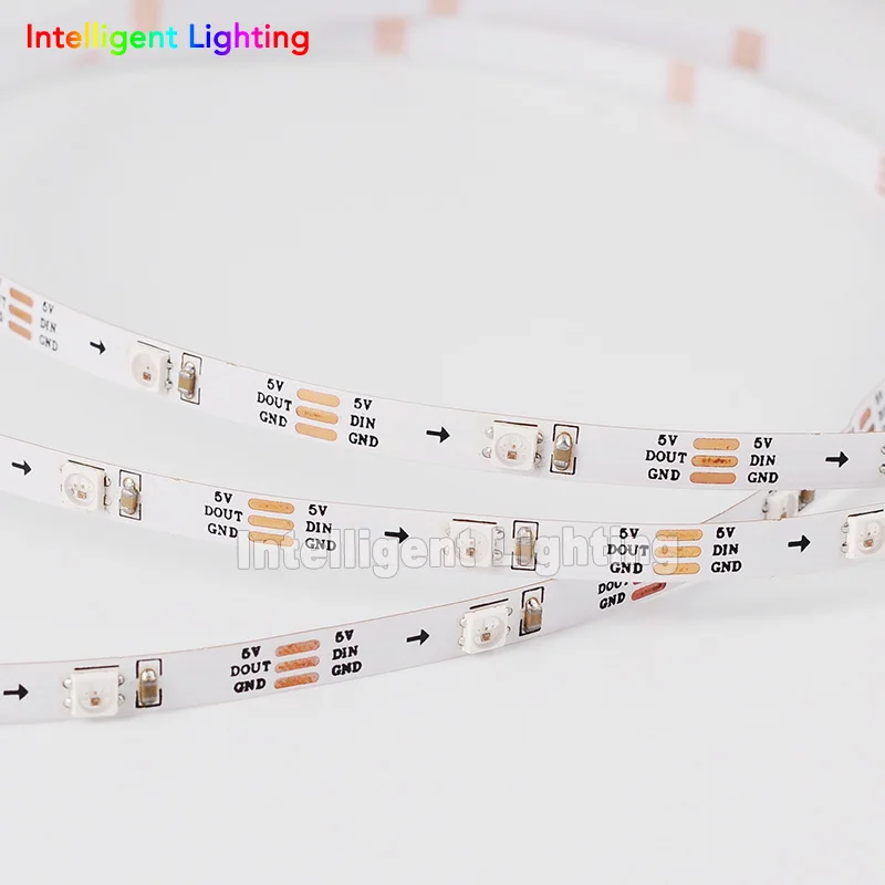 Светодиодная лента SK6812 RGB 1 м/2 м 30 светодиодов/м 4 мм/60 мм/5 мм/144 7 2 мм ширина
