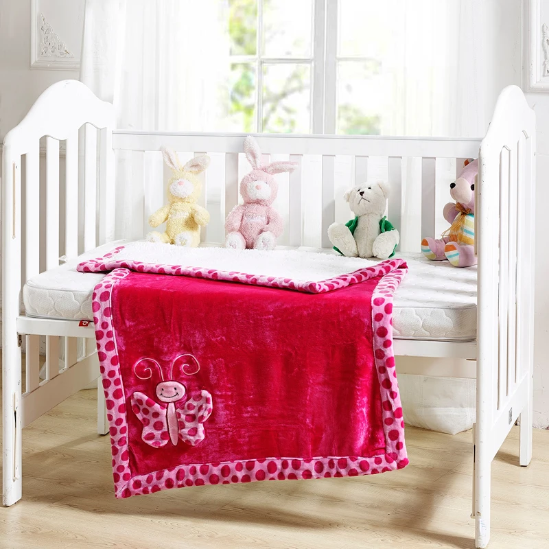 2017 мягкий полиэстер детская Одеяло с серый слон # TT- | Дом и сад