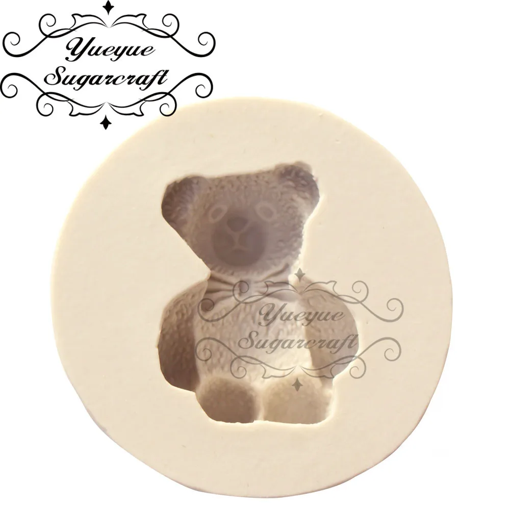 Yueyue Sugarcraft Mini силиконовая форма Медведь помадная инструменты для украшения