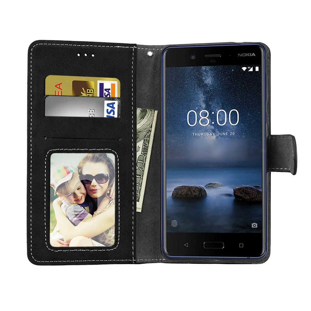 Многофункциональный 3 карты Слот Чехол для Nokia Microsoft Lumia 435 520 535 550 625 630 матовый