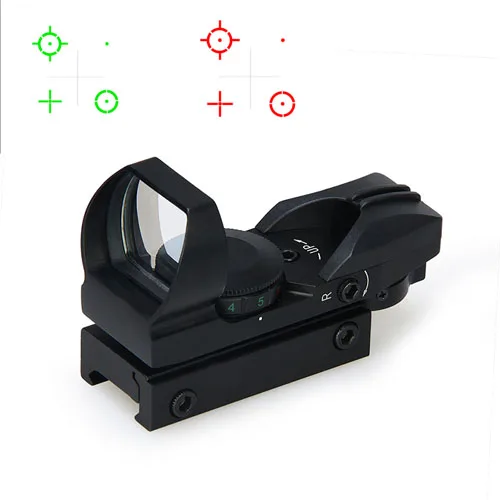 

PPT Tactical 1X Magnification 4 Reticle MIni Red Green Dot Scope For Outdoor Hunting CS Wargame OS2-0097