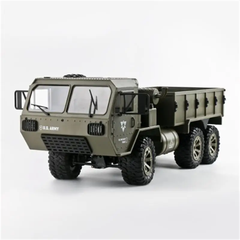 NO camera Fayee FY004 1/16 2,4G 6WD RC автомобиль на выбор wifi камера военный грузовик RTR автомобиль гусеничный пульт дистанционного управления игрушка для детей - Цвет: NO camera