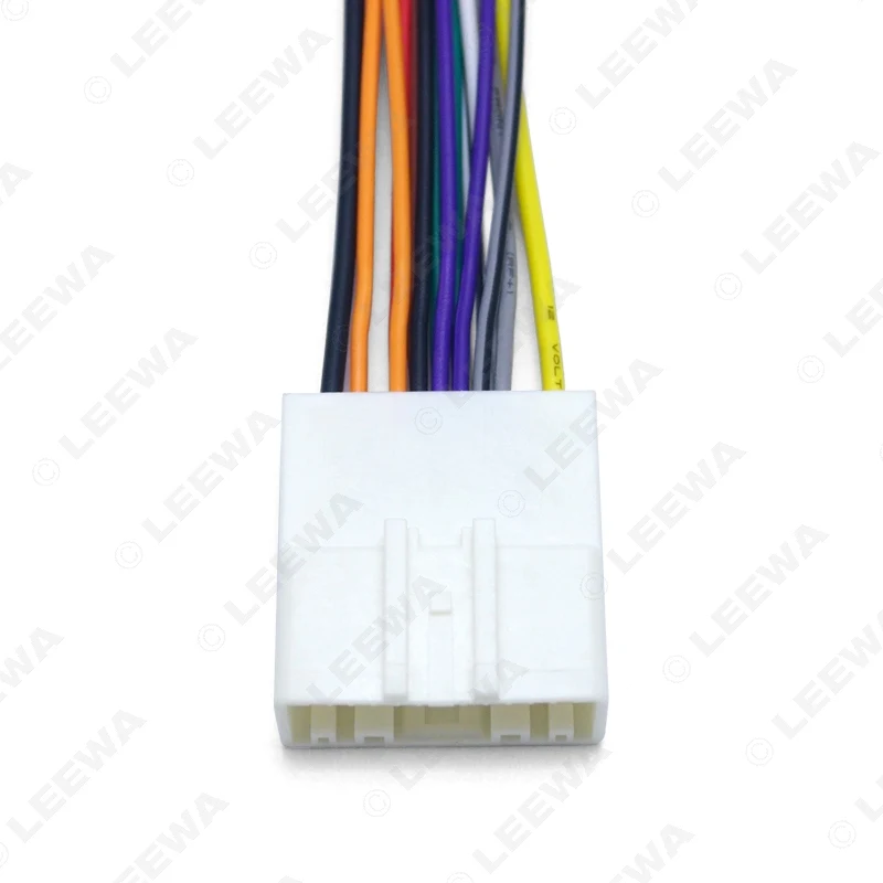 LEEWA 10 шт. 15Pin автомобильный аудио стерео жгут проводов адаптер для Nissan/Subaru/Infiniti