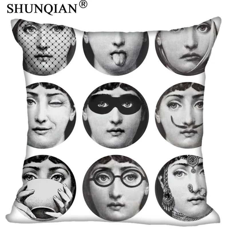Горячая Распродажа, наволочка rosenthal Piero fornasetti Bestation на заказ, 60X60 см, наволочки для домашних подушек 9-22T - Цвет: Pillowcase