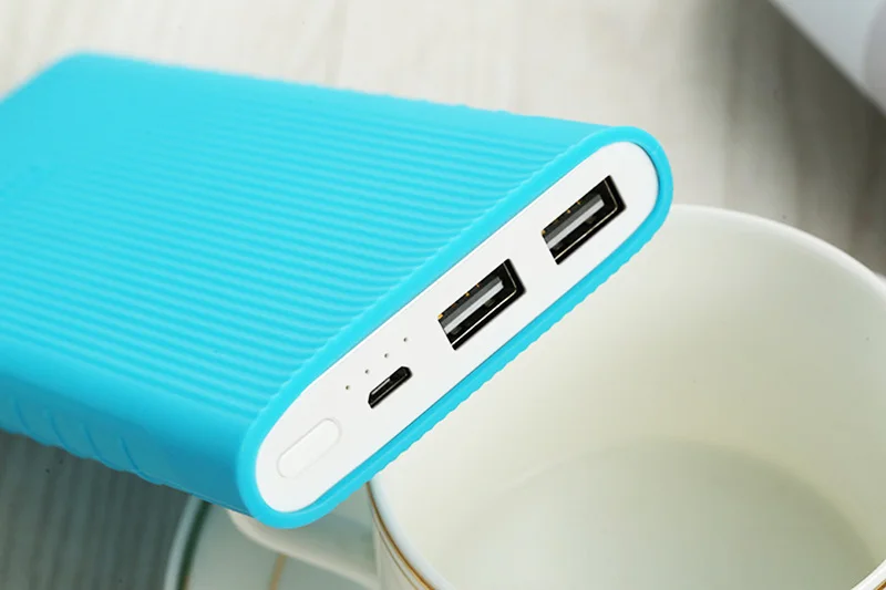 Чехол для внешнего аккумулятора Xiaomi силиконовый чехол резиновый Mi Power bank 5000 10000