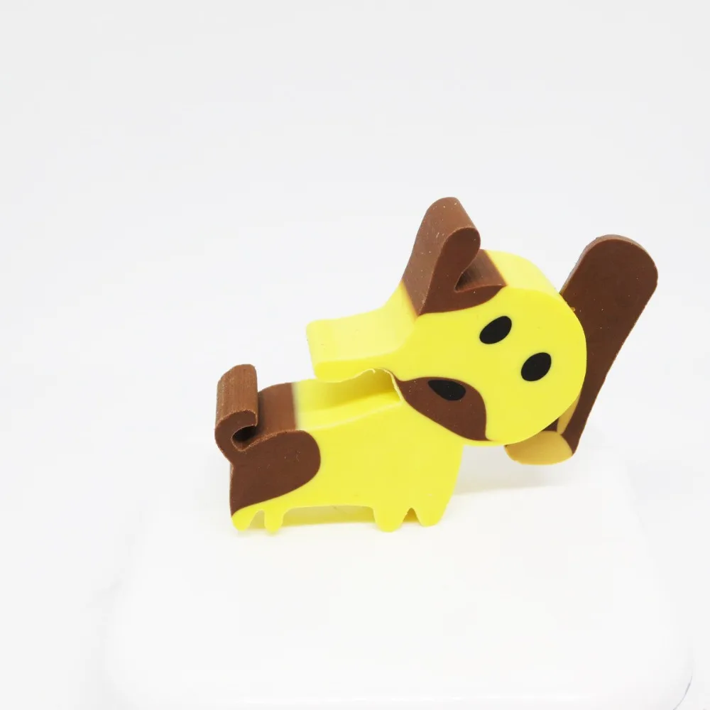 Новинка kawaii щенков лизание кости карандаш ластик для студентов коррекции